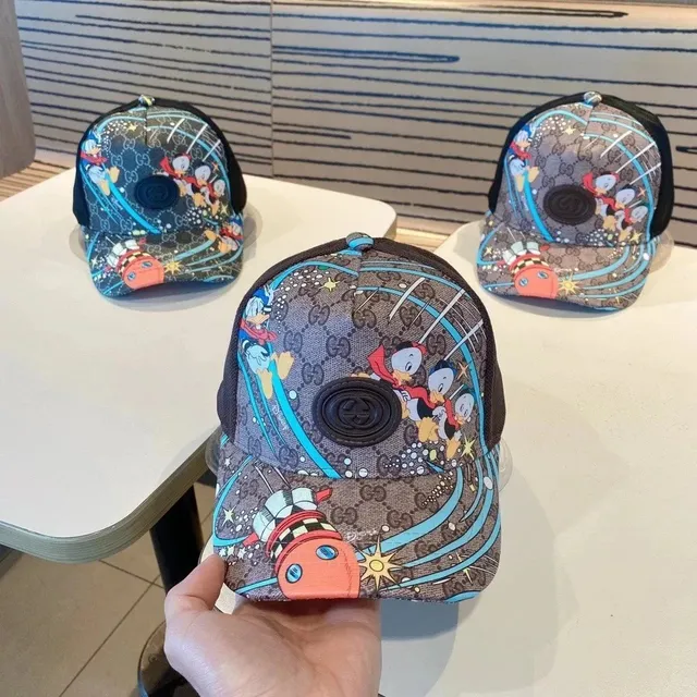 Gucci × Disney Snapback Cap Donald Duck Space Print