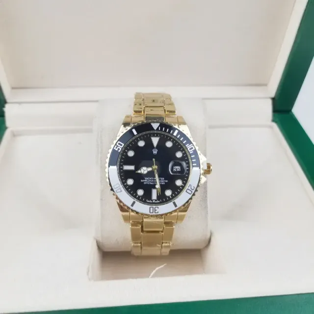 Rolex Submariner Date Black Dial with Gold Case and Bracelet