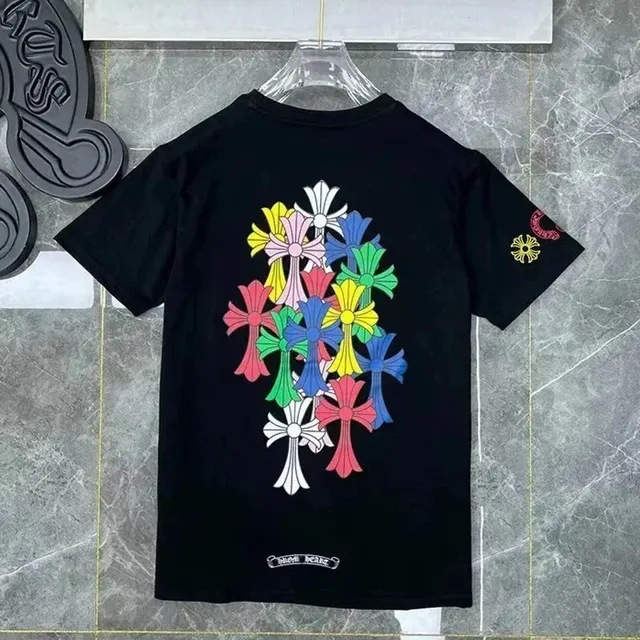 Chrome Hearts Cross Graphic Tee Multicolor Cross Print