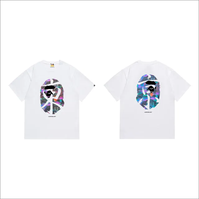 BAPE Shark Tee Neon City Ape Head