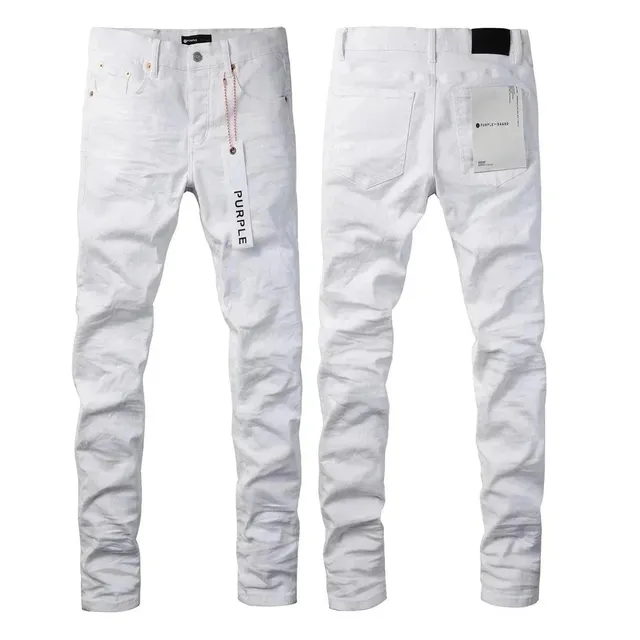 Purple Brand Slim Fit Jeans White Wash