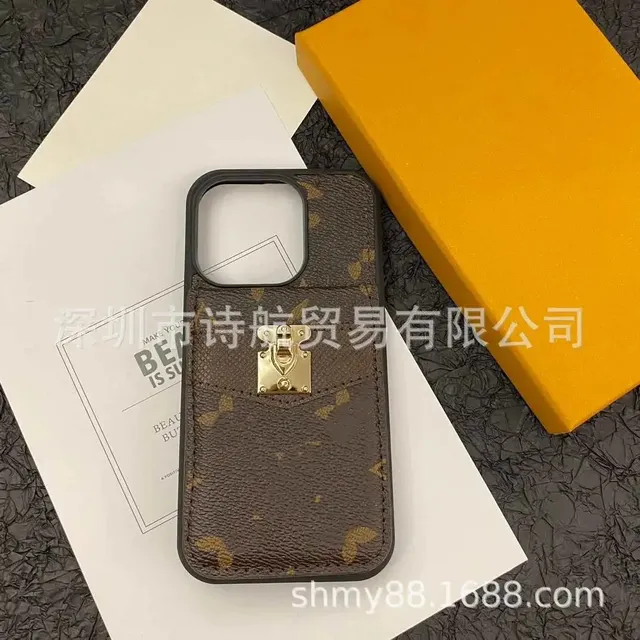 Louis Vuitton Phone Case with Cardholder Monogram Canvas