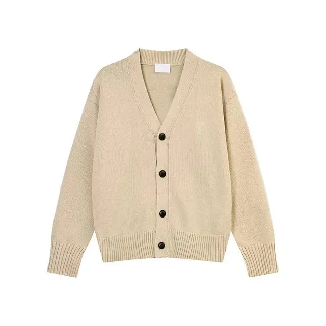 V-Neck Cardigan Classic Button-Up