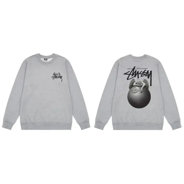 Stüssy Crewneck Sweatshirt 8-Ball Angel