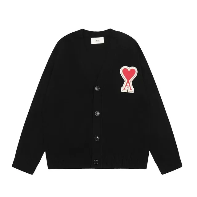 Amiri Cardigan Heart Logo