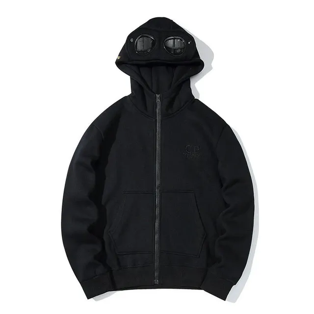 C.P. Company Goggle Hoodie Black