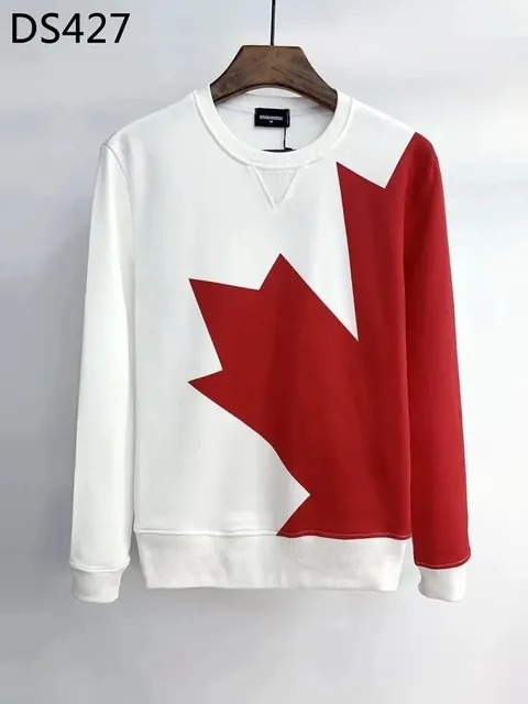 Dsquared2 Crewneck Sweatshirt Maple Leaf Print