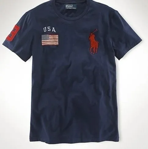 Polo Ralph Lauren Polo Tee USA Flag Patch