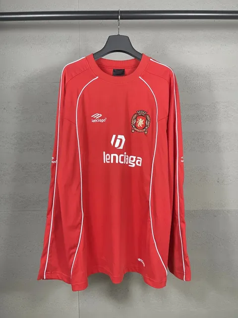 Balenciaga Long-Sleeve Training Jersey Club Crest Edition