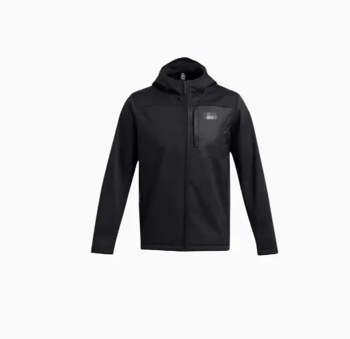 Under Armour Hooded Softshell Jacket Solid Black