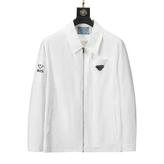 Prada Zip-Up Jacket Milano Re-Nylon