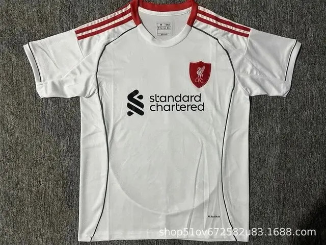 Adidas Liverpool FC Home Jersey Standard Chartered Sponsor