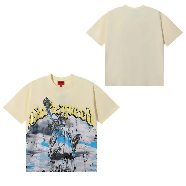 Corteiz Graphic Tee Statue of Liberty Print