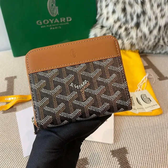 Goyard Saint Louis Wallet Goyardine Canvas