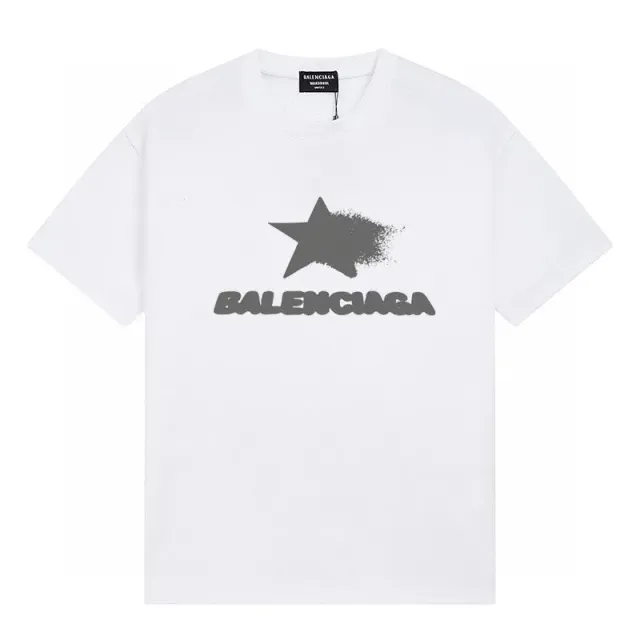 Balenciaga Star Logo T-Shirt Spray Paint Star