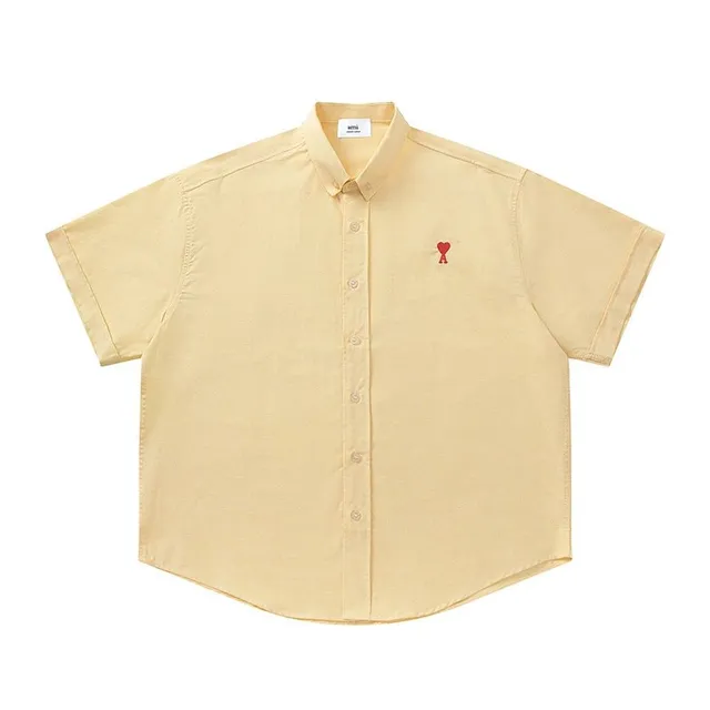 Amiri Short-Sleeve Shirt Heart Logo