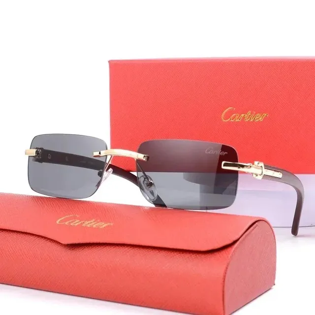 Cartier Sunglasses Rimless Square