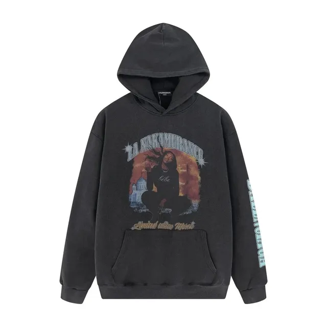 Balenciaga Hoodie La Nakamurange Graphic