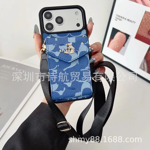 Coach Phone Crossbody Pouch Signature Print