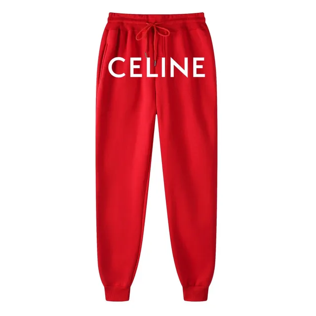 Celine Joggers Logo Print