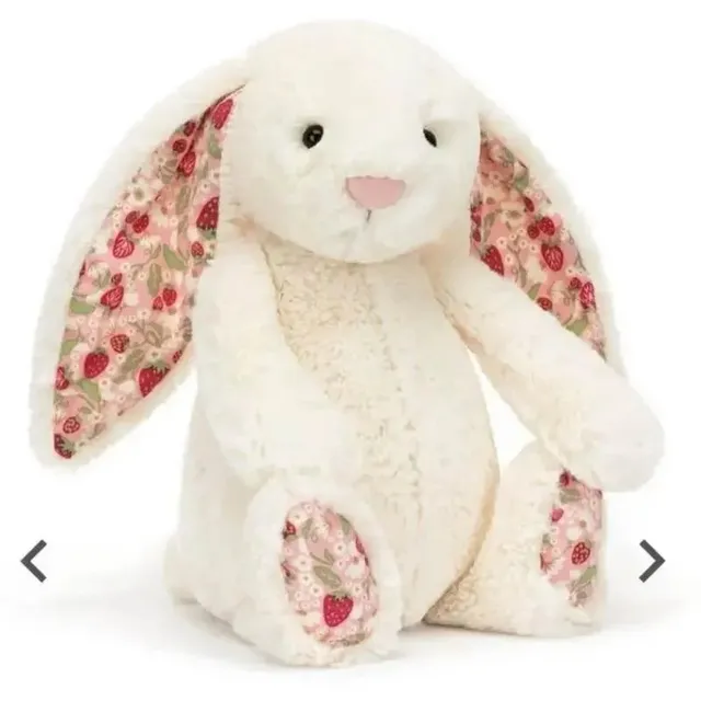 Jellycat Bashful Bunny Strawberry Floral