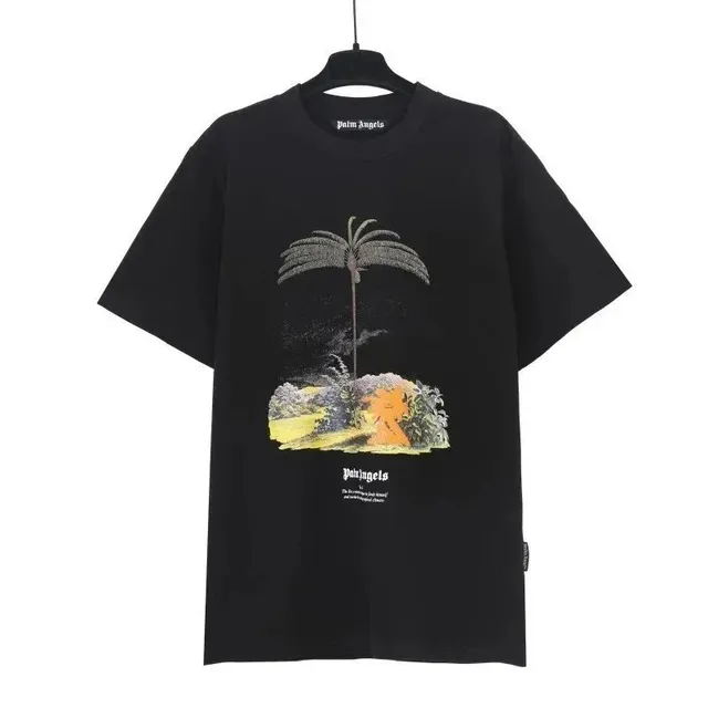 Palm Angels Graphic T-Shirt Palm Tree Print