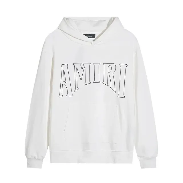 Amiri Hooded Sweatshirt Outline Logo