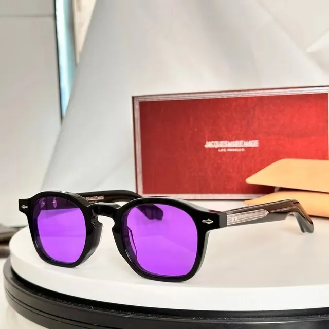 Jacquemus Sunglasses Purple Lens