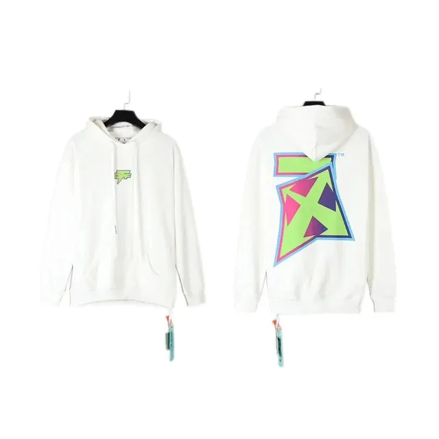Off-White Hoodie Neon Arrow Graphic