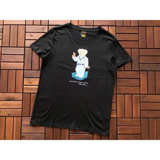 Polo Ralph Lauren Polo Bear Tee Black with Graphic Print