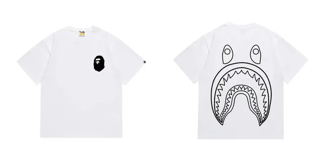 BAPE Shark Tee Outline Shark