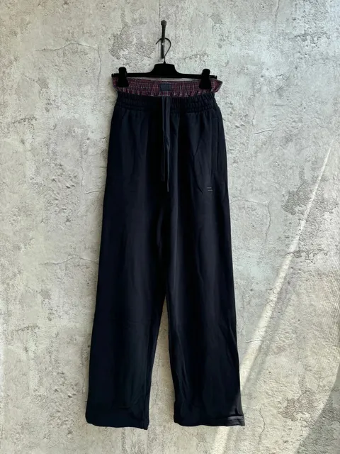Balenciaga Drawstring Trousers Contrast Waistband