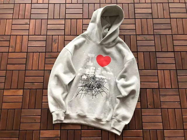 Sp5der Hoodie I Love Spiderweb