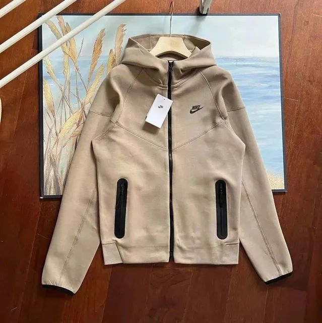 Nike Tech Fleece Hoodie Beige