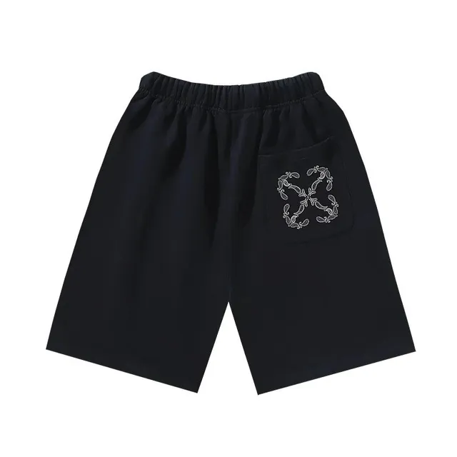 Off-White Embroidered Shorts