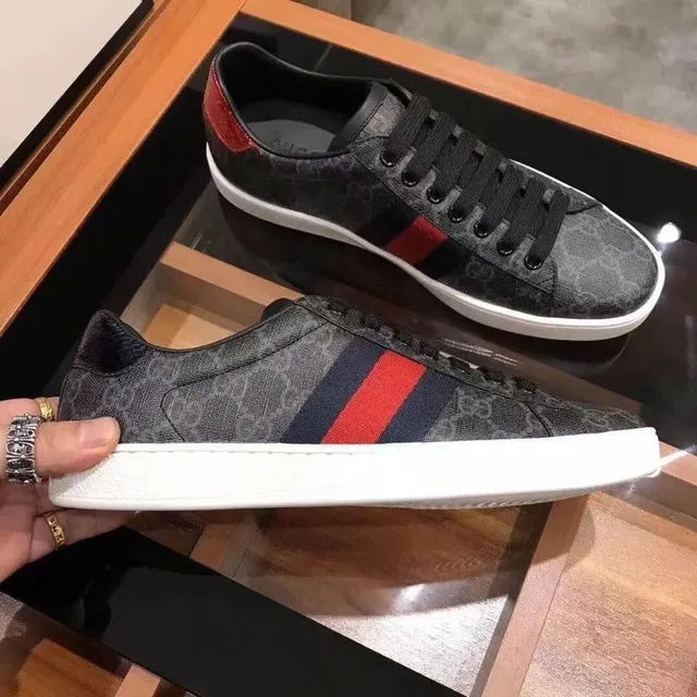 Gucci Ace Low GG Supreme Web Stripe