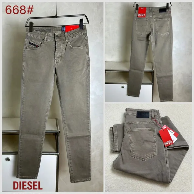 Diesel Slim Fit Jeans Washed Grey