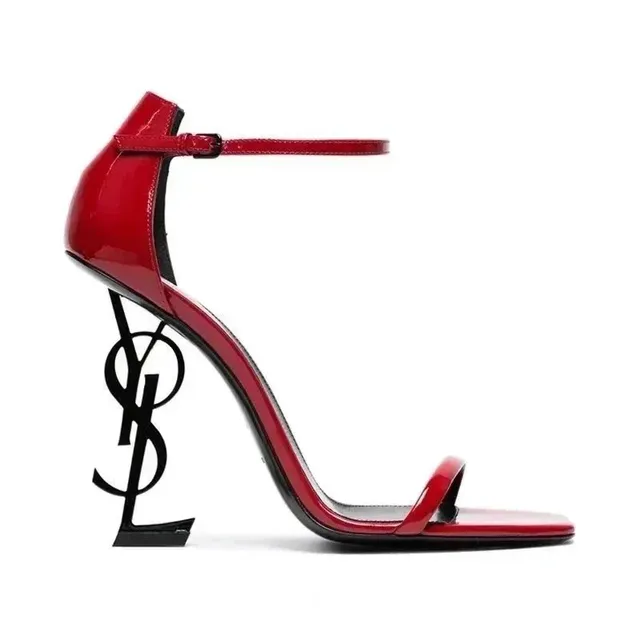 Saint Laurent Kate Sandal Patent Leather