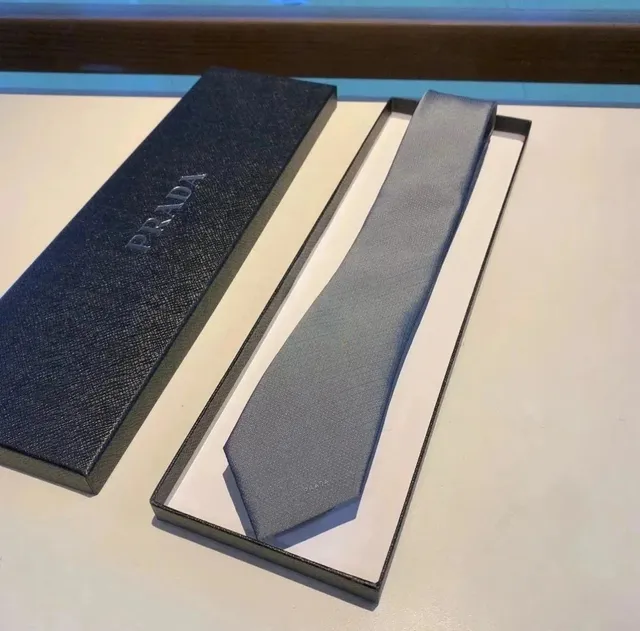 Prada Necktie Saffiano Leather