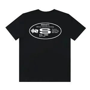 Stüssy Graphic T-Shirt Oval Logo Print