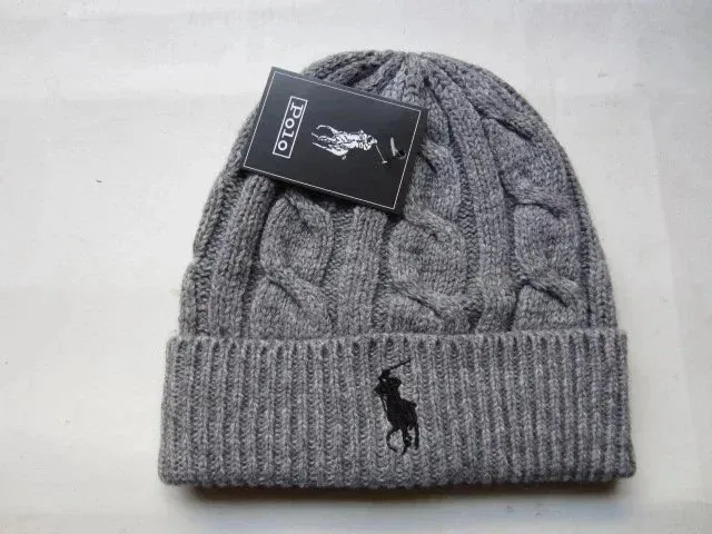 Polo Ralph Lauren Cable Knit Beanie Polo Pony Embroidered