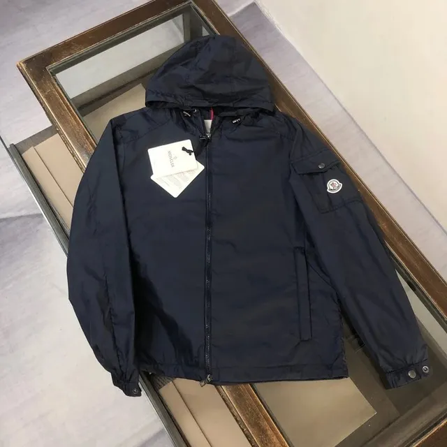Moncler Hooded Jacket Classic Logo Patch