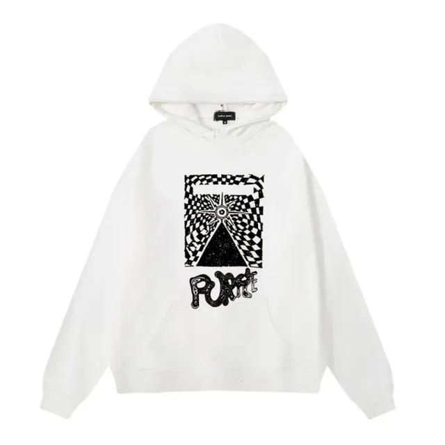 Corteiz Hoodie Checkered Pyramid Print