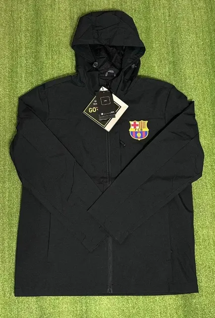 Nike FC Barcelona Windrunner Jacket Black Crest