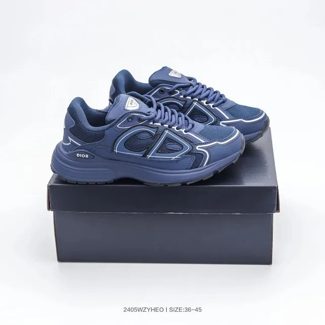 Dior B22 Navy with White Trim