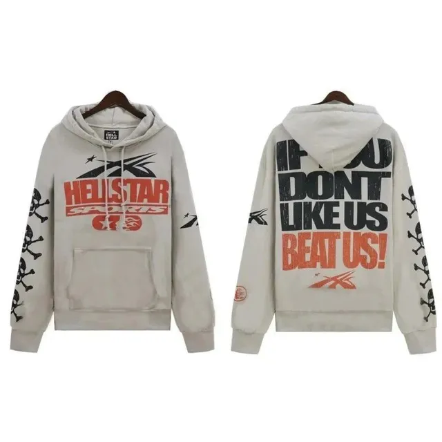 Hellstar Graphic Hoodie Skull Print