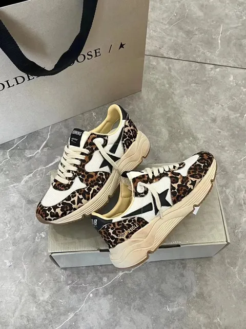Golden Goose Superstar Leopard Print