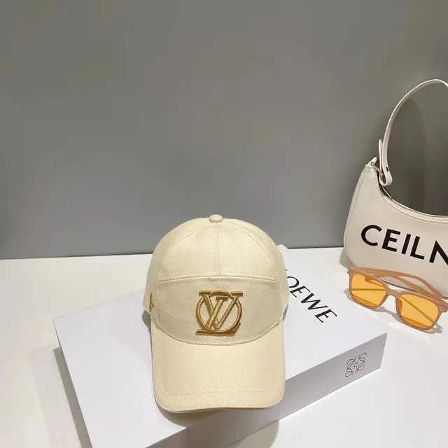 Louis Vuitton Baseball Cap Gold LV Embroidery