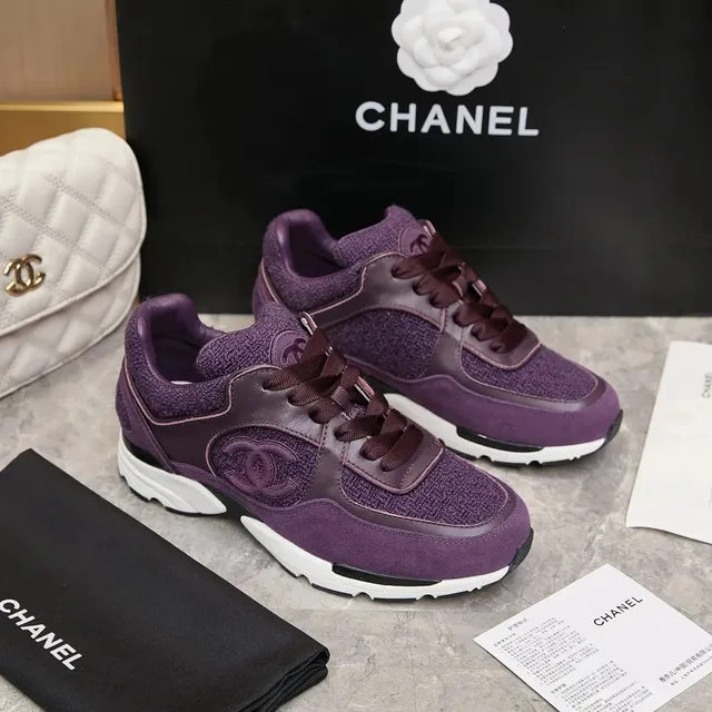 Chanel 19 Purple Tweed