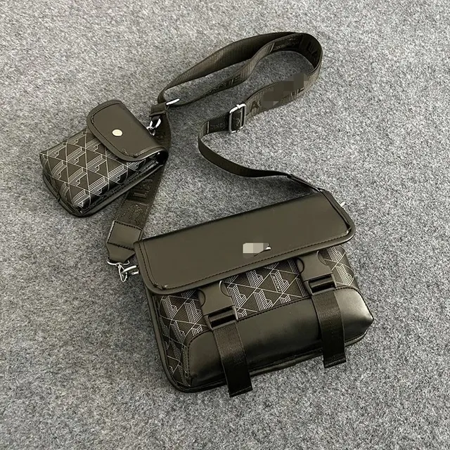Dior B22 Messenger Bag Monogram Print